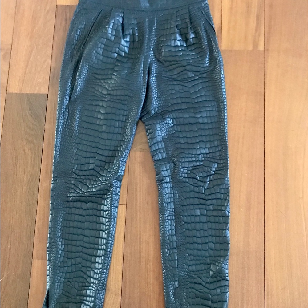 Catherine Malandrino “leather-like” pants